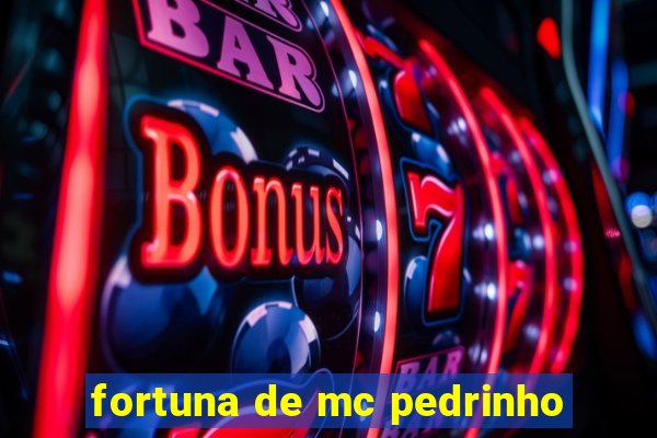 fortuna de mc pedrinho