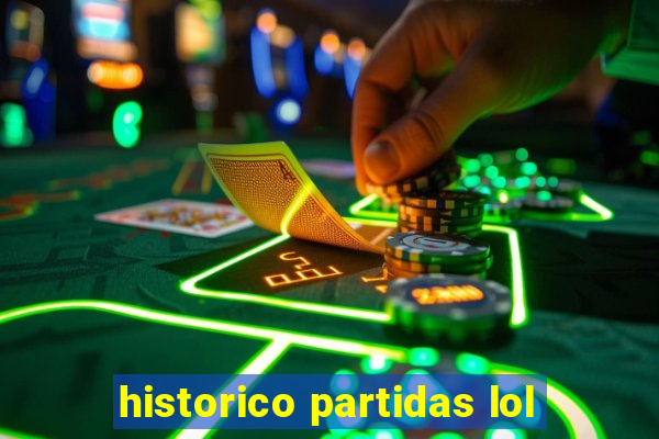 historico partidas lol