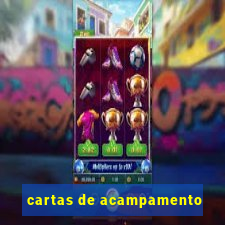 cartas de acampamento