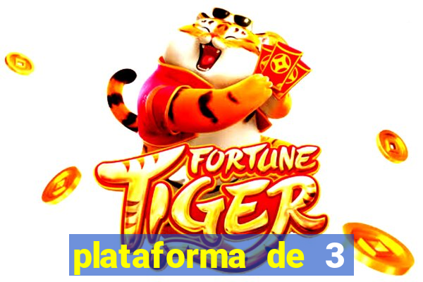 plataforma de 3 reais jogo