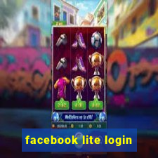 facebook lite login