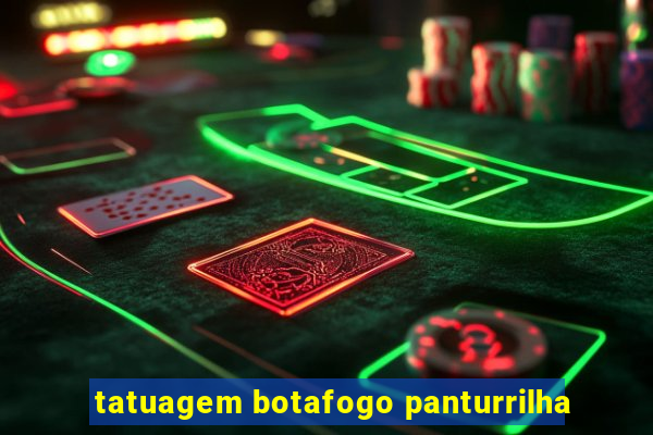 tatuagem botafogo panturrilha