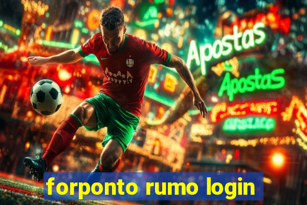 forponto rumo login