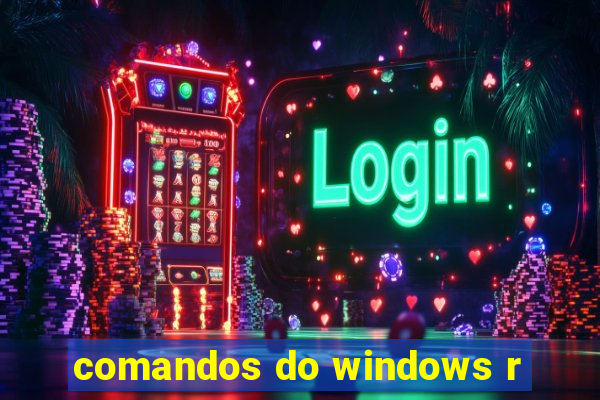 comandos do windows r