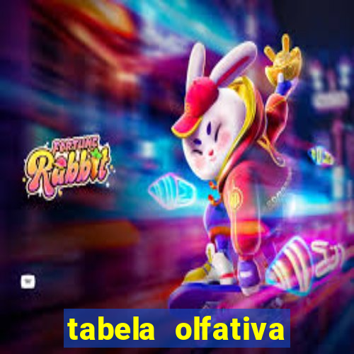 tabela olfativa amei cosméticos