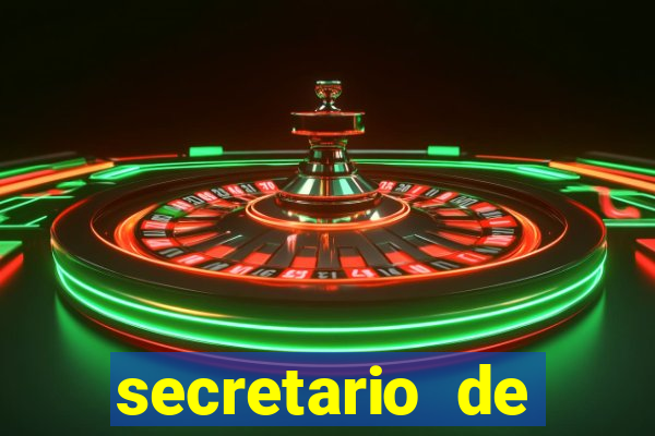 secretario de esporte salario