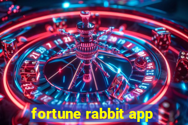 fortune rabbit app