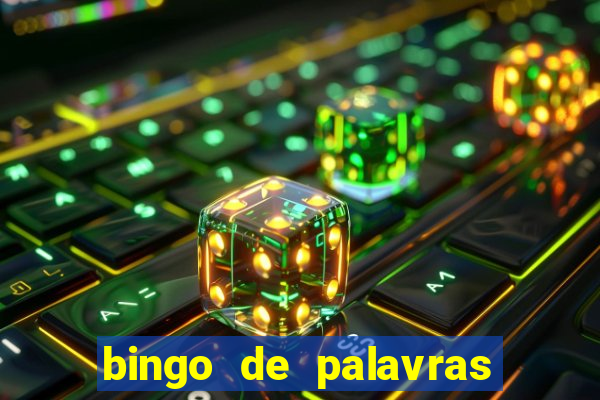 bingo de palavras de natal