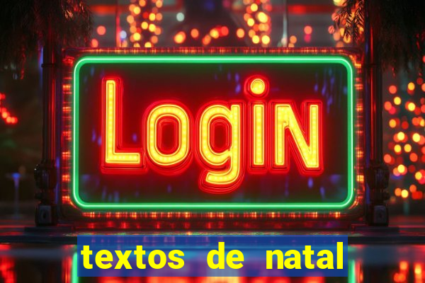 textos de natal para leitura