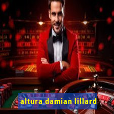 altura damian lillard